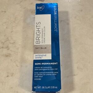 Ion Color Brilliance Sky Blue semi permanent Hair Dye intensive shine